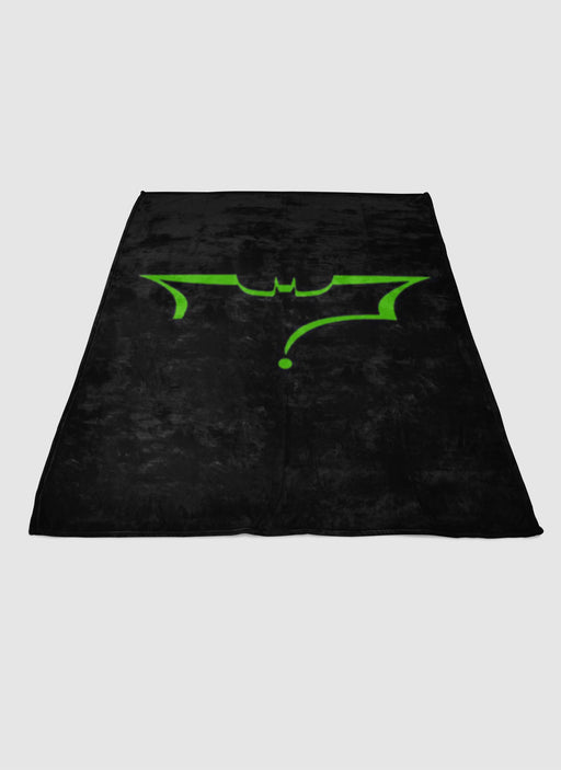 Batman Riddler soft fleece blanket