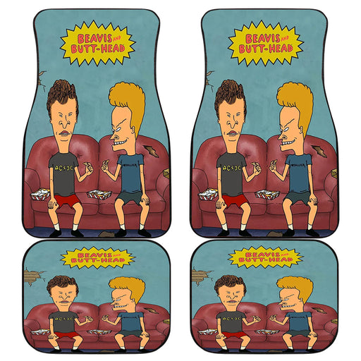 beavis and butt-head cartoon Car floor mats Universal fit