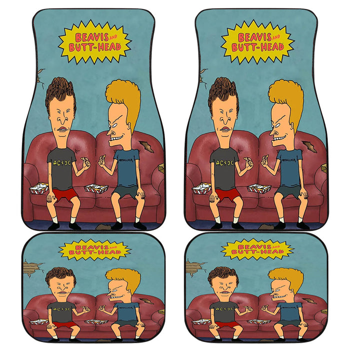 beavis and butt-head cartoon Car floor mats Universal fit