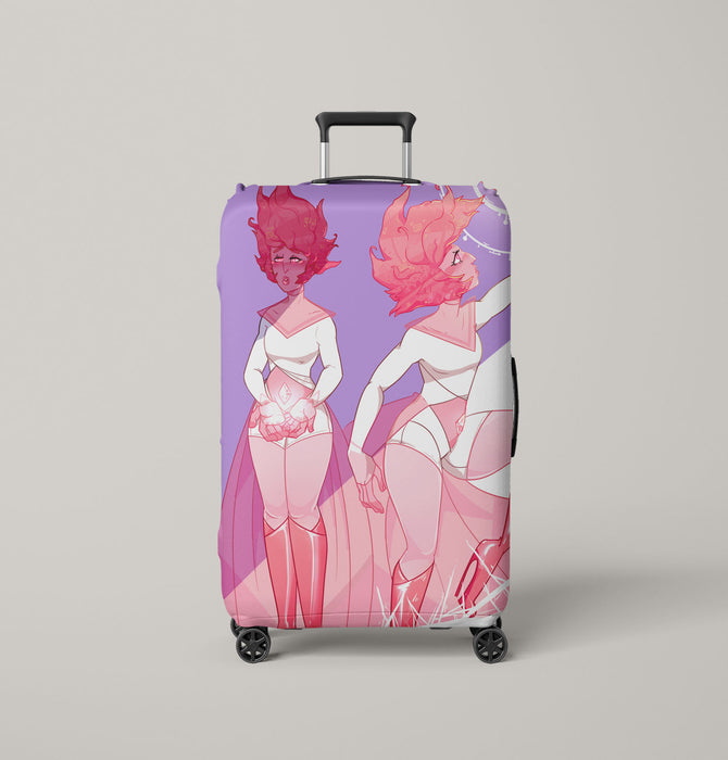 art character pink diamond quartz Luggage Covers | Suitcase