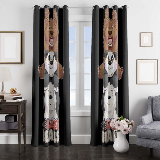 another style we bare bears window curtains