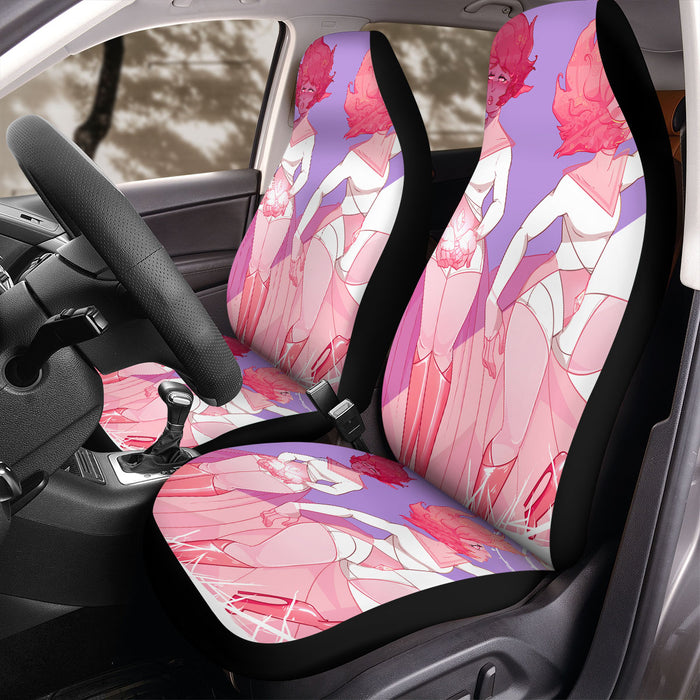 art character pink diamond quartz Car Seat Covers