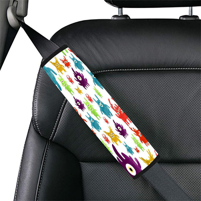 art watercolor painting monsters Car seat belt cover