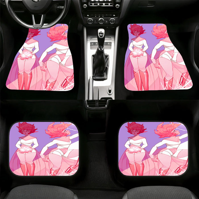 art character pink diamond quartz Car floor mats Universal fit