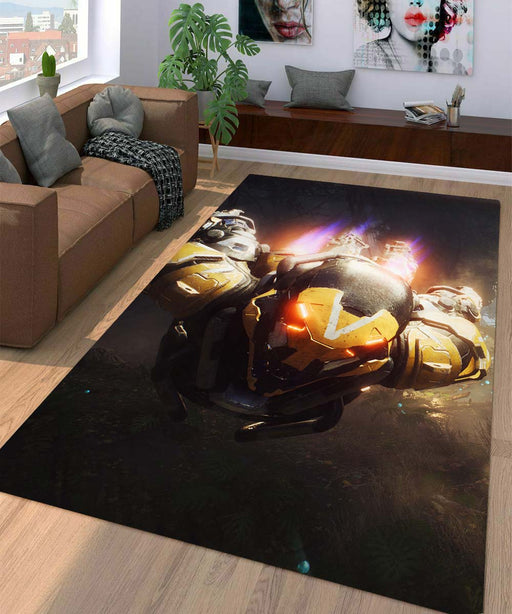 anthem game Living room carpet rugs