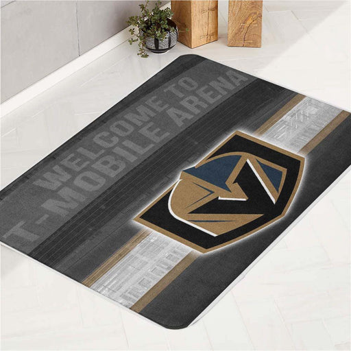arena of vegas golden knights bath rugs
