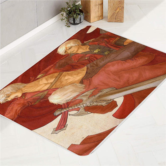 art devil may cry character bath rugs