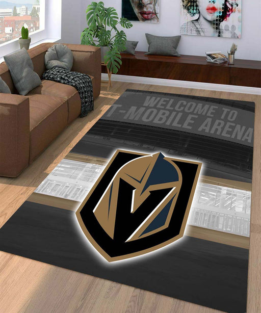 arena of vegas golden knights Living room carpet rugs