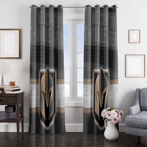 arena of vegas golden knights window Curtain