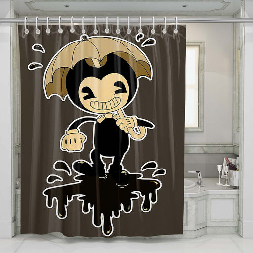 bendy and the ink machine shower curtains