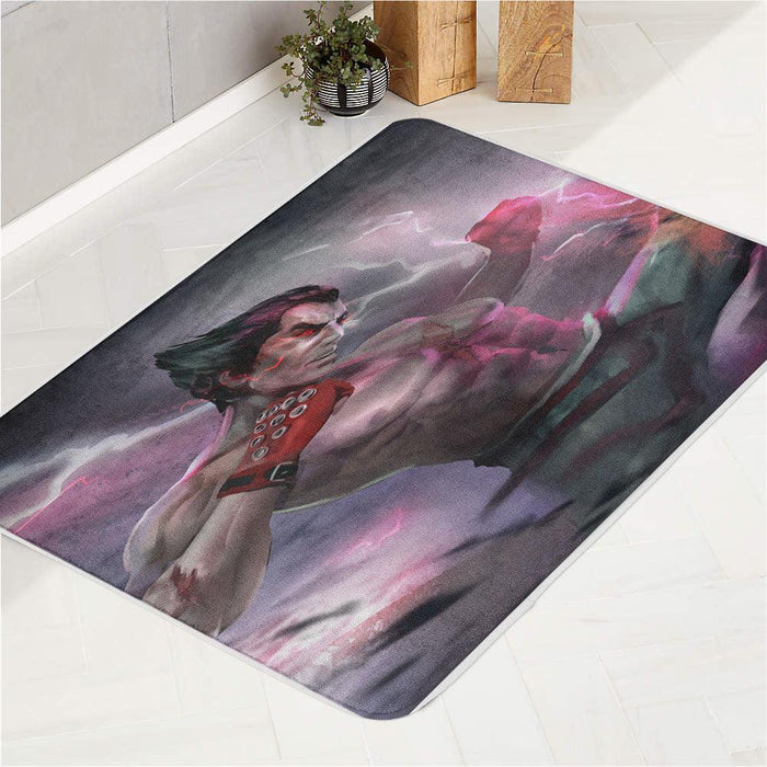 art of devil kazuya tekken bath rugs