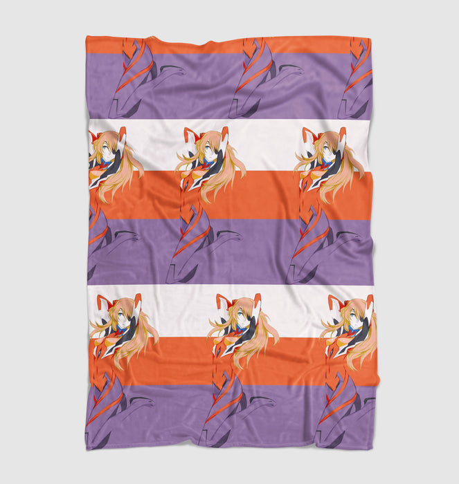 asuka langley neon genesis evangelion Ultra soft fleece blanket