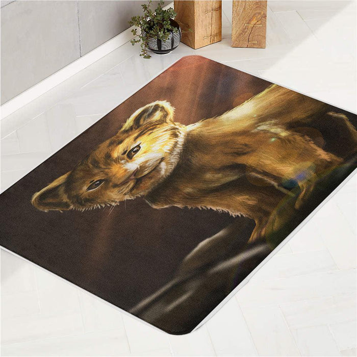 art simba the lion king bath rugs