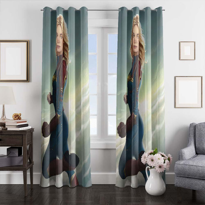 armor of captain marvel window curtains