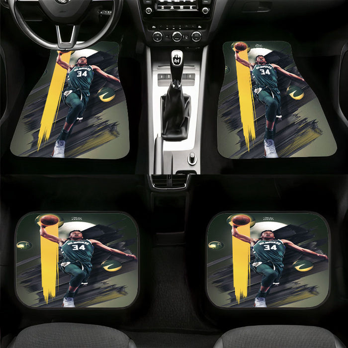 art composition basketball nba Car floor mats Universal fit