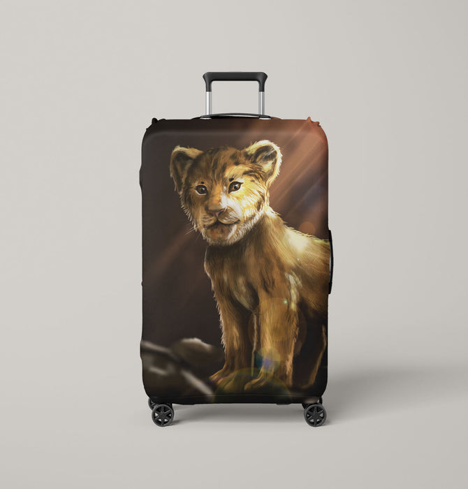 art simba the lion king Luggage Covers | Suitcase