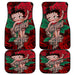 betty boop cartoon flower Car floor mats Universal fit