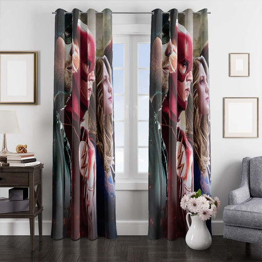 arrow the flash and supergirl window curtains