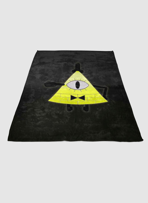 bill cipher 360 soft fleece blanket