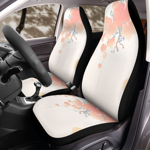 autumn leaf theme pastel Car Seat Covers