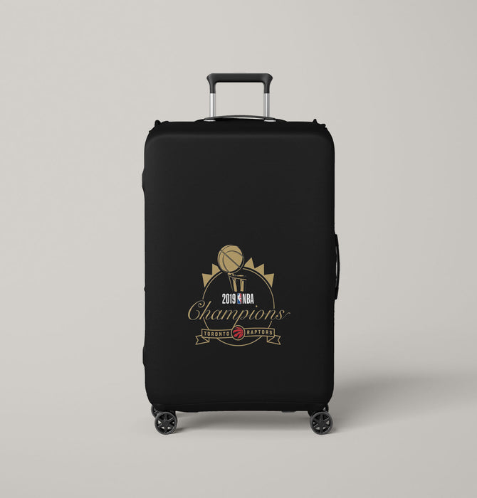 as champions nba toronto raptors Luggage Covers | Suitcase