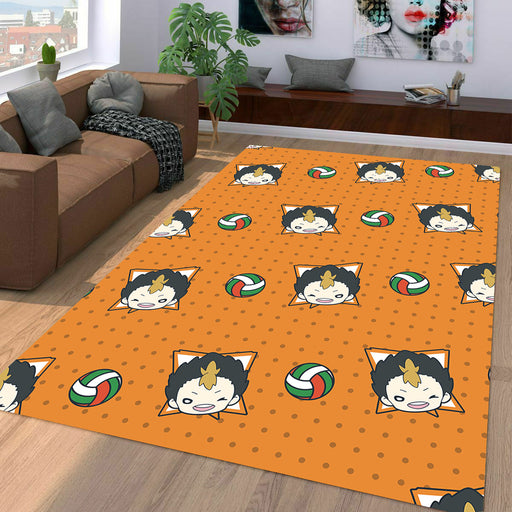 avatar of nishinoya karasuno Living room carpet rugs