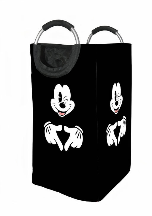 black mickey mouse Laundry Hamper | Laundry Basket