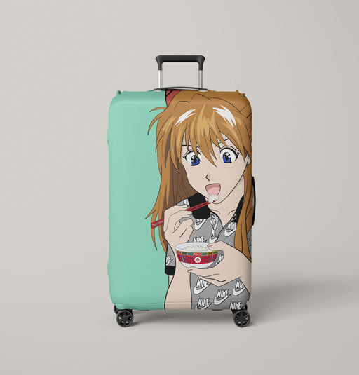 asuka with hypebeast stuff like nike and supreme Luggage Covers | Suitcase