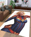 art of captain marvel Living room carpet rugs