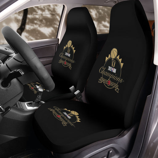 as champions nba toronto raptors Car Seat Covers