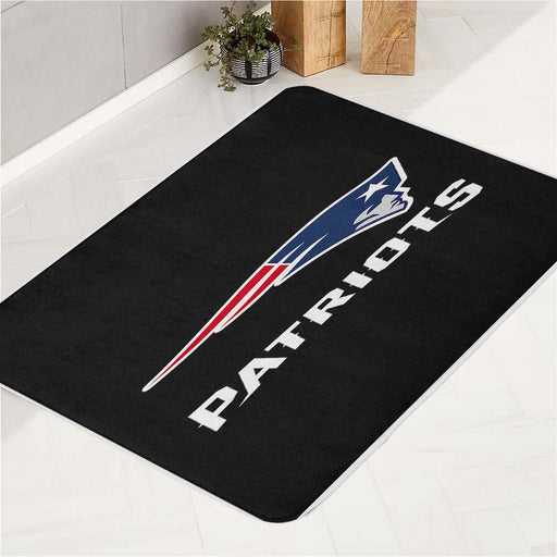 BLACK NEW ENGLAND PATRIOTS bath rugs