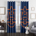 atheletic auburn university football team window Curtain