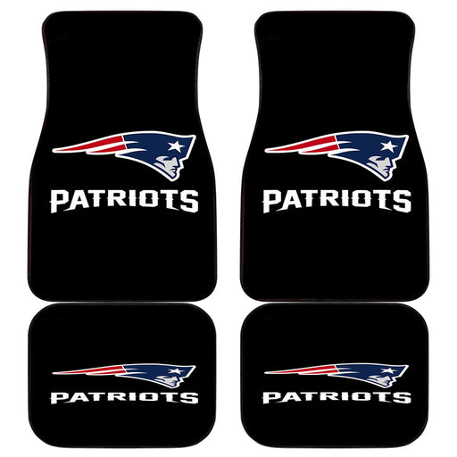 BLACK NEW ENGLAND PATRIOTS Car floor mats Universal fit