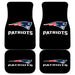 BLACK NEW ENGLAND PATRIOTS Car floor mats Universal fit