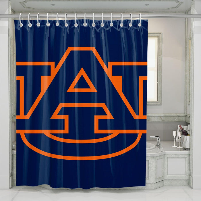 atheletic auburn university football team shower curtains