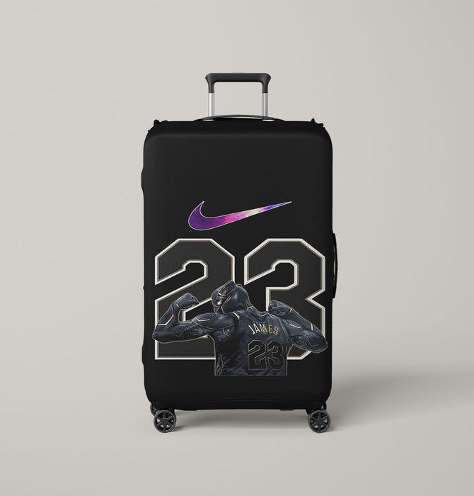 black panther lebron james galaxy Luggage Cover | suitcase