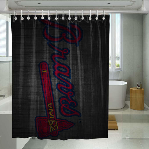 attack on titan logo shower curtains