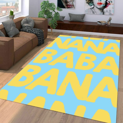 babanana red velvert girl band Living room carpet rugs