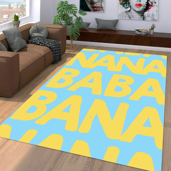 babanana red velvert girl band Living room carpet rugs