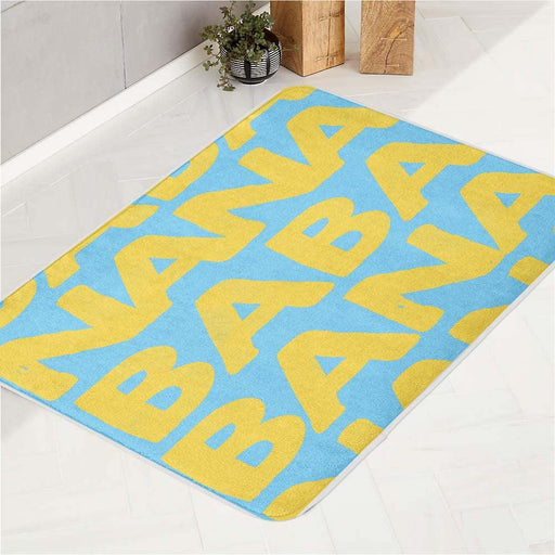 babanana red velvert girl band bath rugs