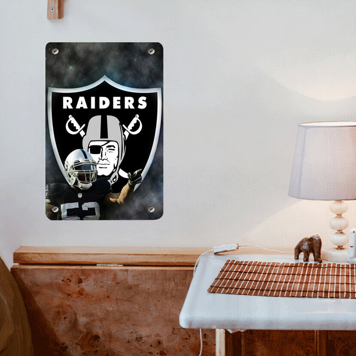 atmosphere of oakland raider match Poster Metal print wall art