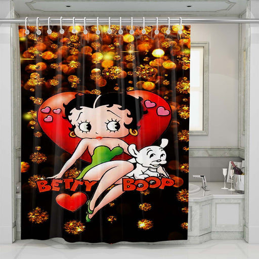 blink betty boop shower curtains