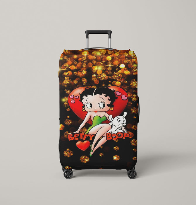 blink betty boop Luggage Cover | suitcase