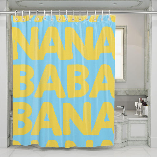 babanana red velvert girl band shower curtains