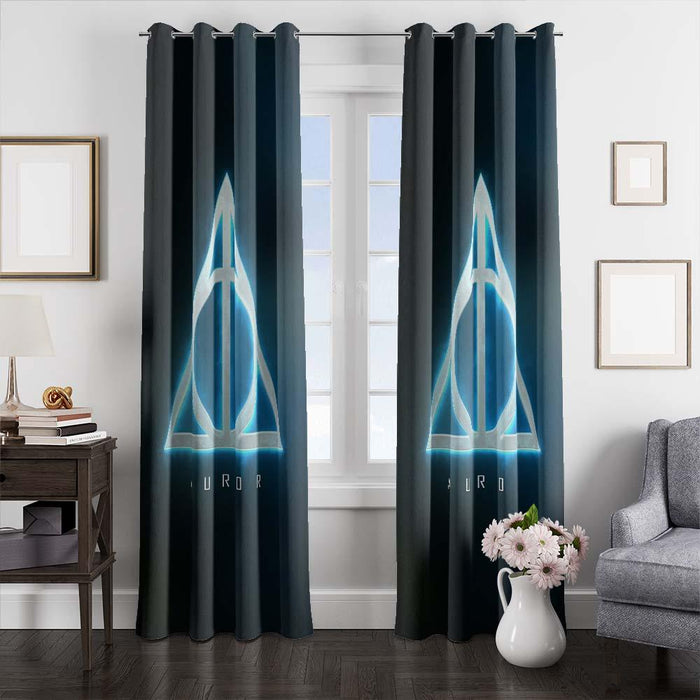 auror harry potter window curtains