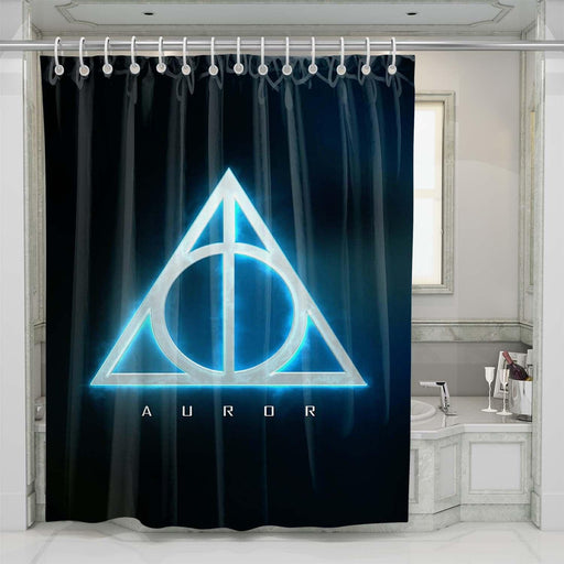 auror harry potter shower curtains