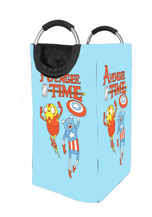 avenger time adventure time Laundry Hamper | Laundry Basket