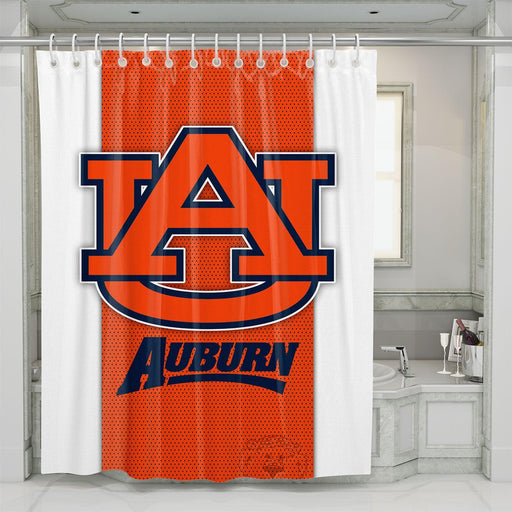 auburn football team orange shower curtains