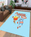 avenger time adventure time Living room carpet rugs