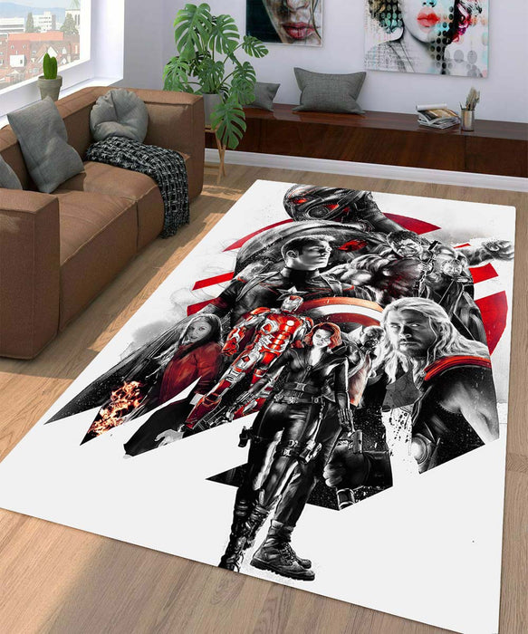 avengers age of ultron character Living room carpet rugs